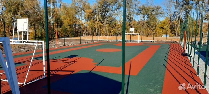 Резиновое покрытие для детских площадок