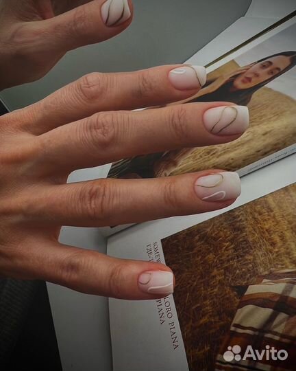 Маникюр наращивание педикюр