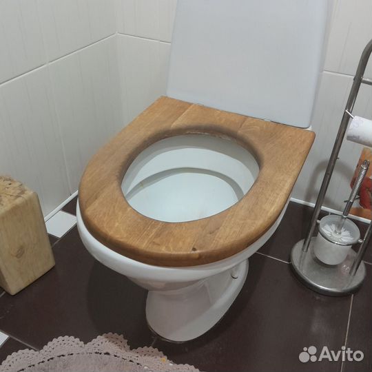 Деревянное сиденье для унитаза на заказ