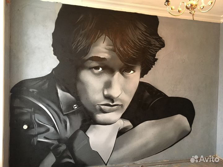 Художественная роспись стен, граффити оформление