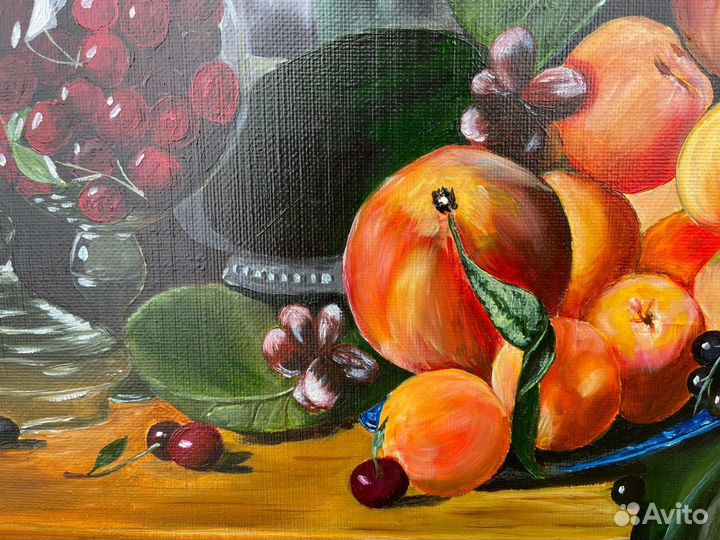 Картина маслом на холсте натюрморт новая 50 70
