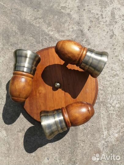 Люстра потолочная натуральное дерево