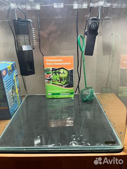 Комплект аквариум куб dennerle 60л с тумбой