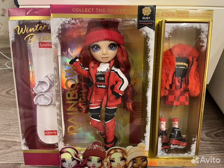 Кукла Rainbow High Winter Break оригинал Ruby
