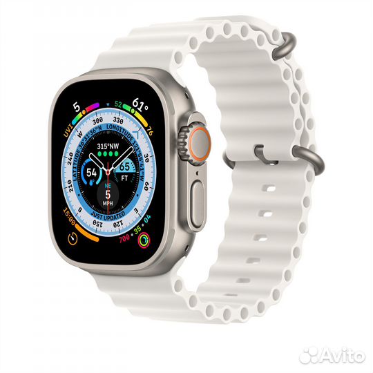 Ремешок Apple Watch 49mm White Midnight Ocean Band