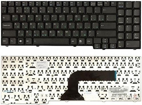 Клавиатура Asus G70 M50 G50 черная новая