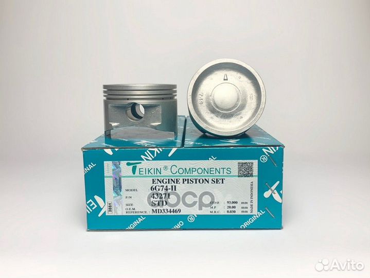 Поршни без колец mitsubishi 6g74 6v 24v d93.0 std