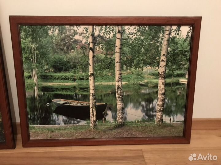 Картины берёзы и репродукция Ван Гога