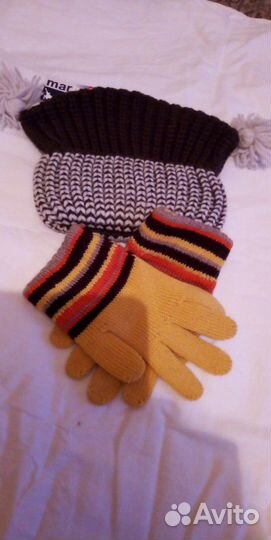 Шапочка и перчатки