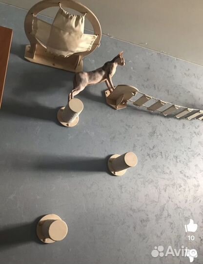 Гамак для кошек настенный