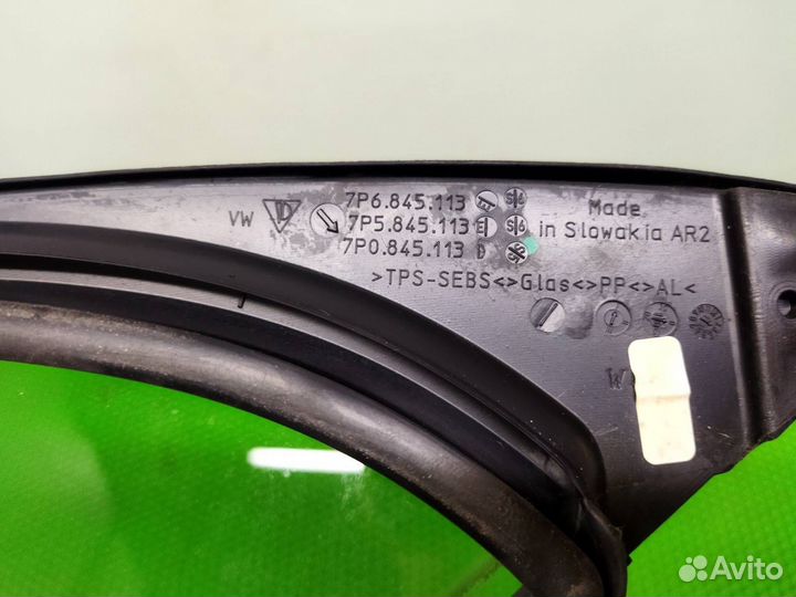 Форточка двери передняя левая Volkswagen Touareg