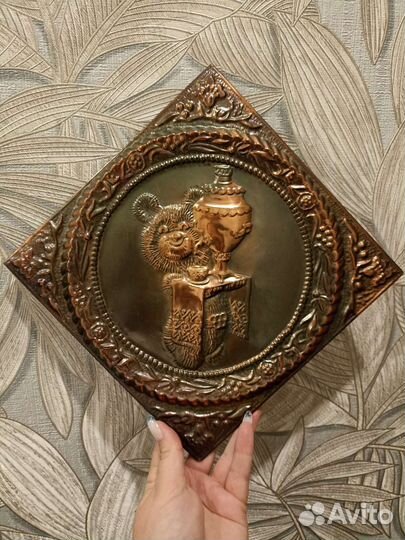 Картина медная чеканка