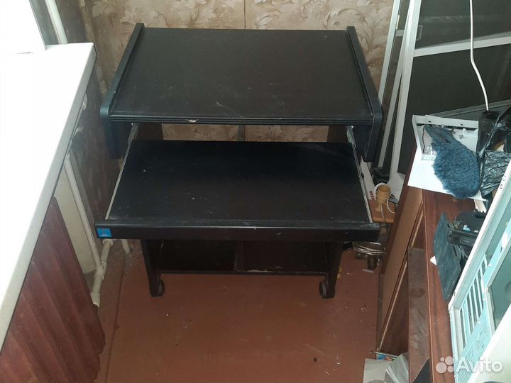 Стол для пк В81хШ54хД48 см Черный цвет