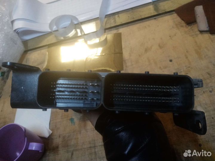 Блок управления двигателем Porsche cayen turbo