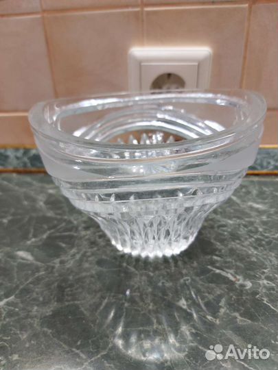 Ваза хрустальная СССР рюмки хрустальные бокалы