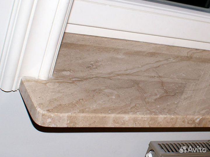 Подоконник из камня, мрамор