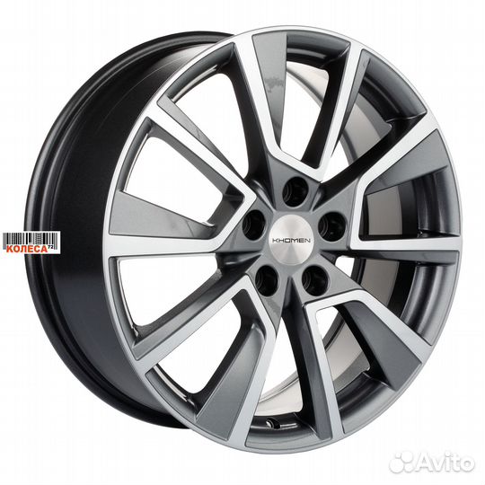 Khomen Wheels KHW1802 7x18 5x112 ET43 Dia57.1 Gray