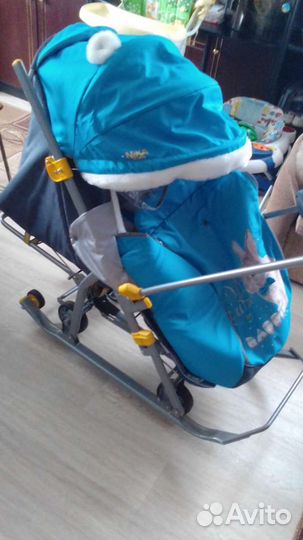 Санки коляска ника Коляска санки комбинированная «