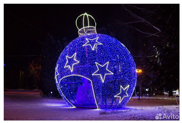 Новогодние фигуры и декорации