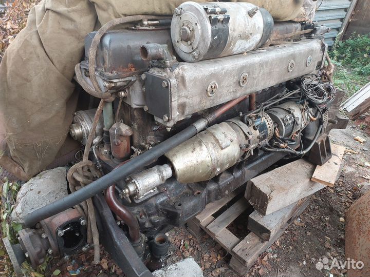 Продам двигатель 3д6 для катера костромич