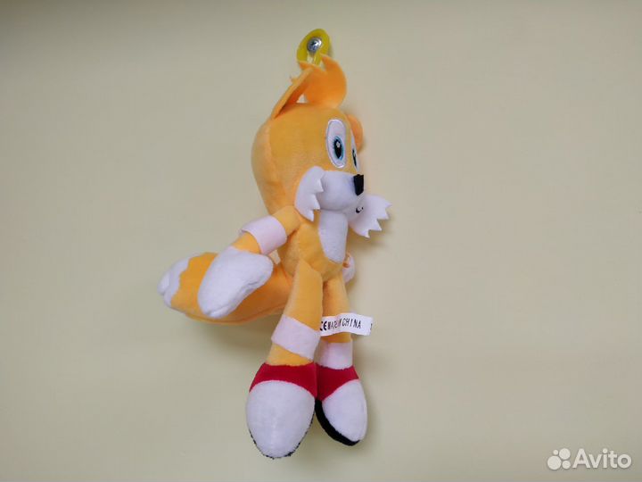 Соник Лисенок Тейлз мягкая игрушка брелок