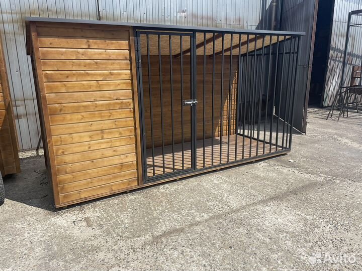 Вольер для собаки с зимником