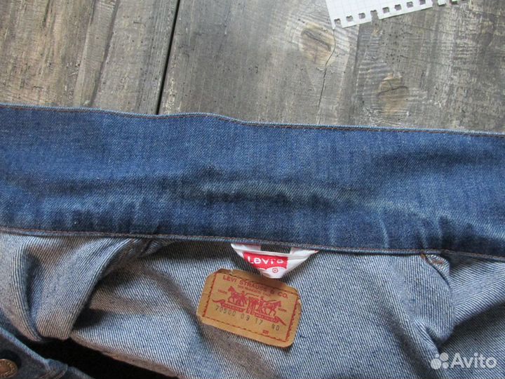 Джинсовая куртка levis винтаж Франция 1979 год раз