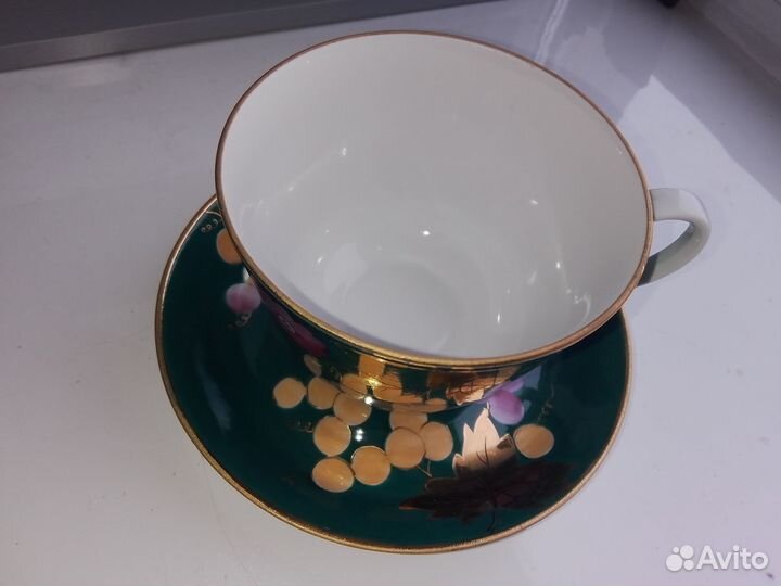 Чайная пара Золотой Виноград. Редкость 0,5 л