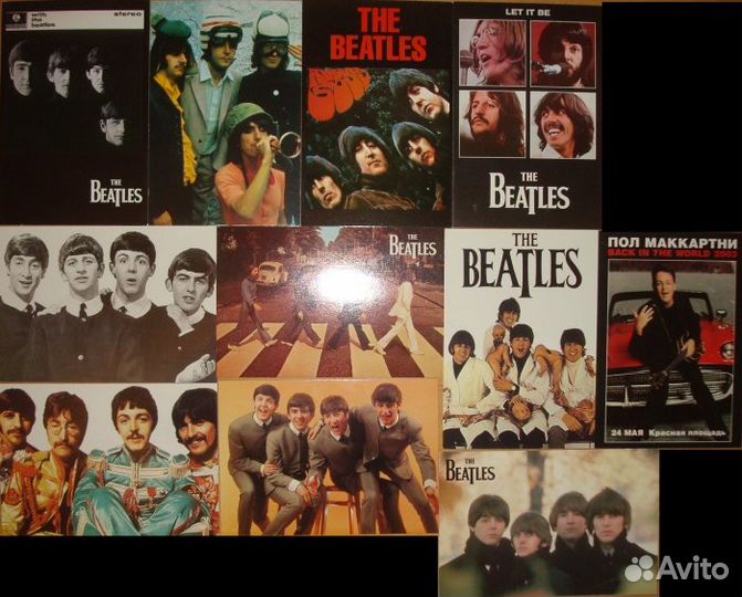 Открытки звёзд рок и поп музыки