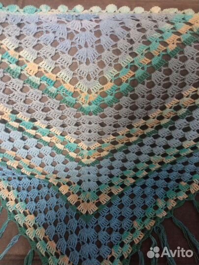 Платок шаль ручная работа