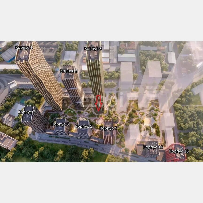 1-к. квартира, 33,5 м², 21/68 эт.