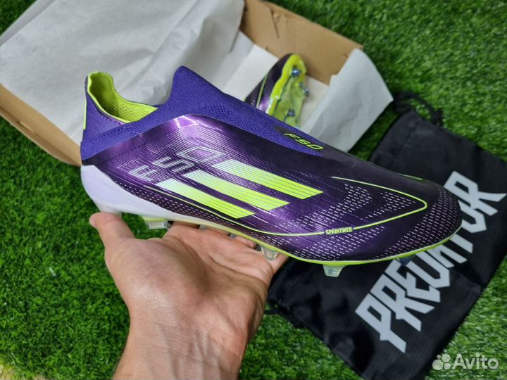 Бутсы Adidas f50 без шнурков