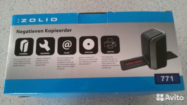 Zolid 771. цифровой сканер фотопленок и слайдов