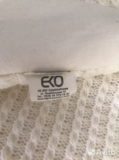 Плед детский вязаный с подкладкой