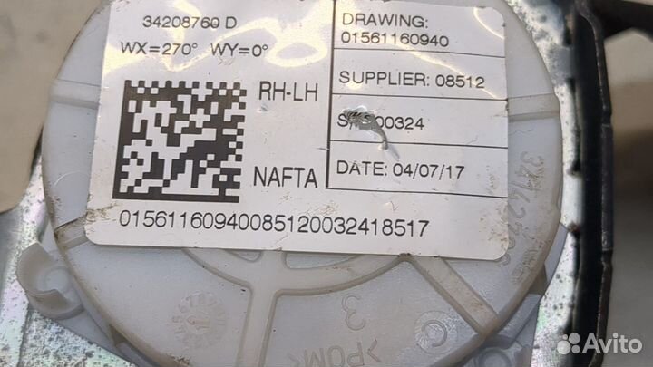 Ремень безопасности Alfa Romeo Giulia 2015, 2018