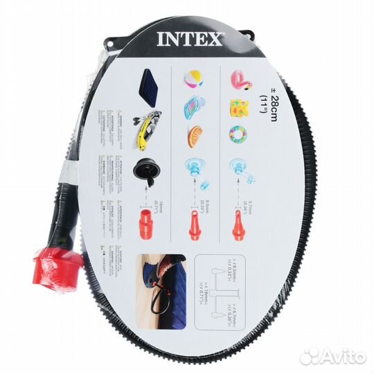 Насос Intex ножной 3 л, 29 см 69611