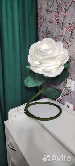 Светильник роза из изолона