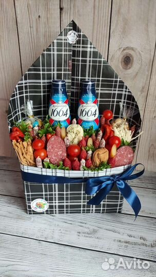 Мясной конверт подарок мужчине