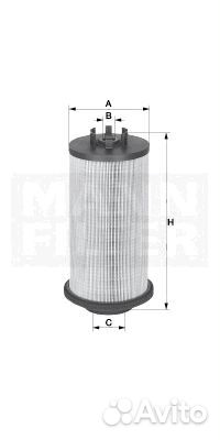 Фильтр топливный mann-filter pu 966/1 x (pu9661x)