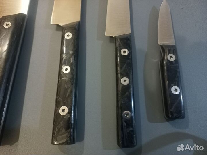 Набор кухонных ножей конвекс (выпуклая линза)