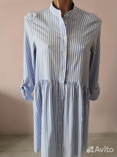 Only (Дания) платье - рубашка 42-44р