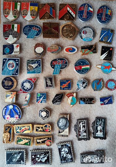 Значки на тему космос