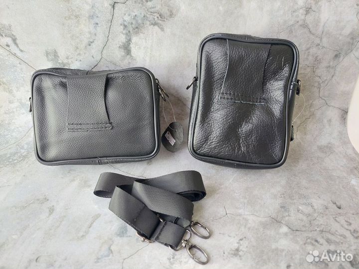 Барсетка кожаная мужская