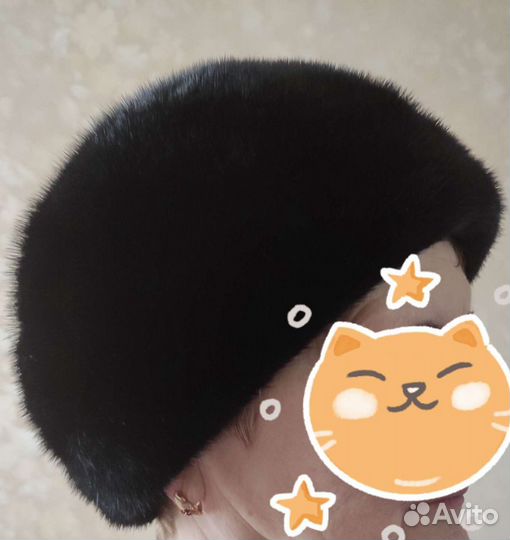 Шапка Берет норка р 54-58