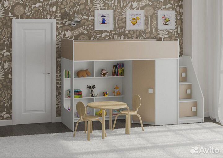 Кровать чердак