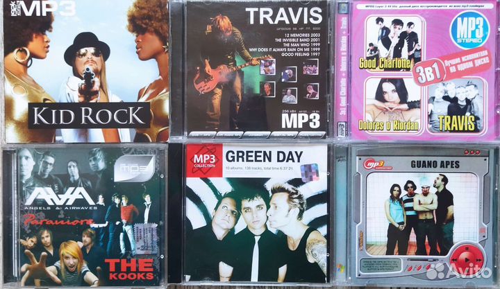 MP3 диски. Зарубежные исполнители