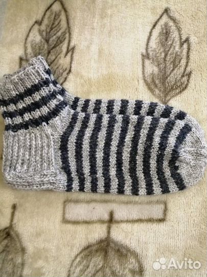 Носки ручной вязки