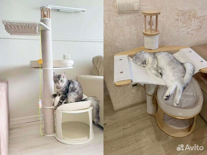 Когтеточка домик для кошки