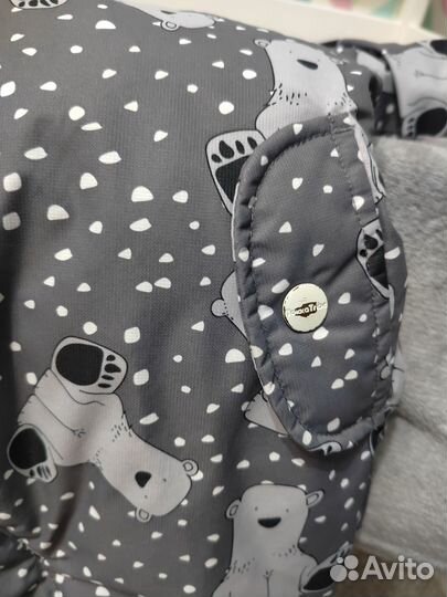 Комбинезон зимний 92 + поддева флис