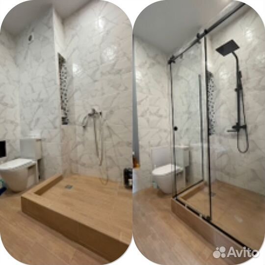 Монтаж душевых кабин